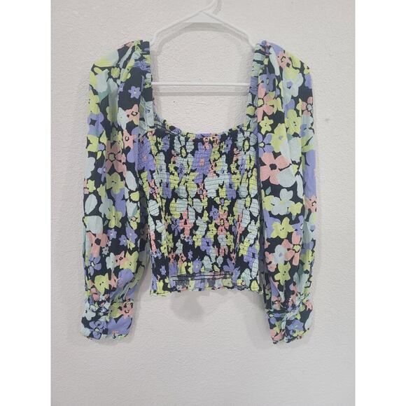 Free People Women's Ariana Printed Crop Top size Small #12s - Picture 3 of 6